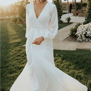 Baltic Born White Lydia Maxi Dress